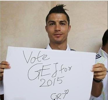 cristiano ronaldo endorses jonathan