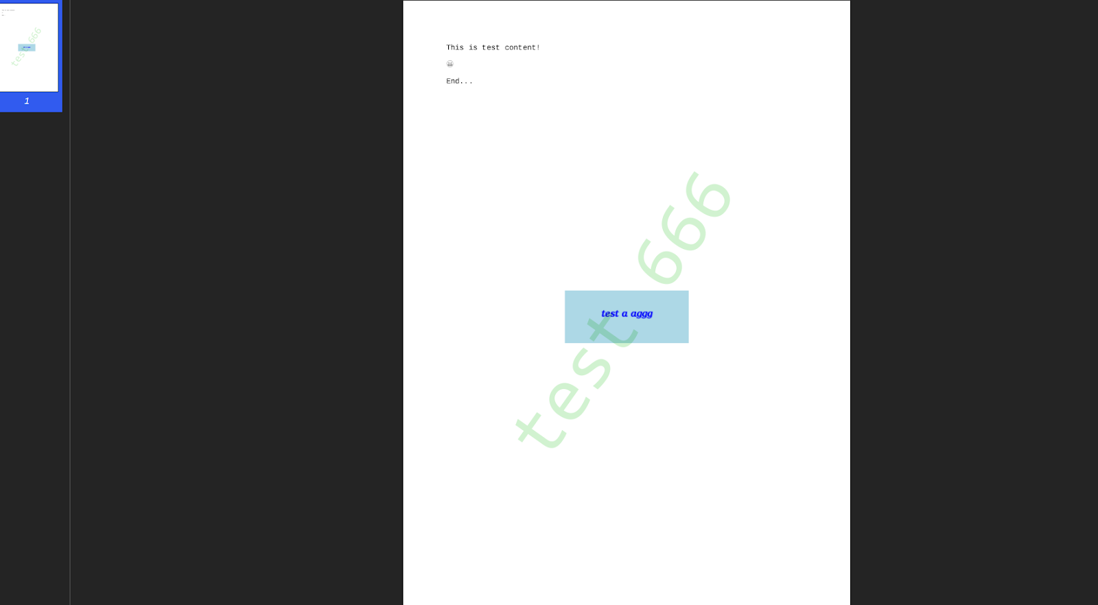 How to add text watermark and background watermark to PDF for free?