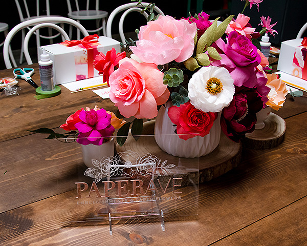 interiors by jacquin entertaining with style paper ave paper flower company