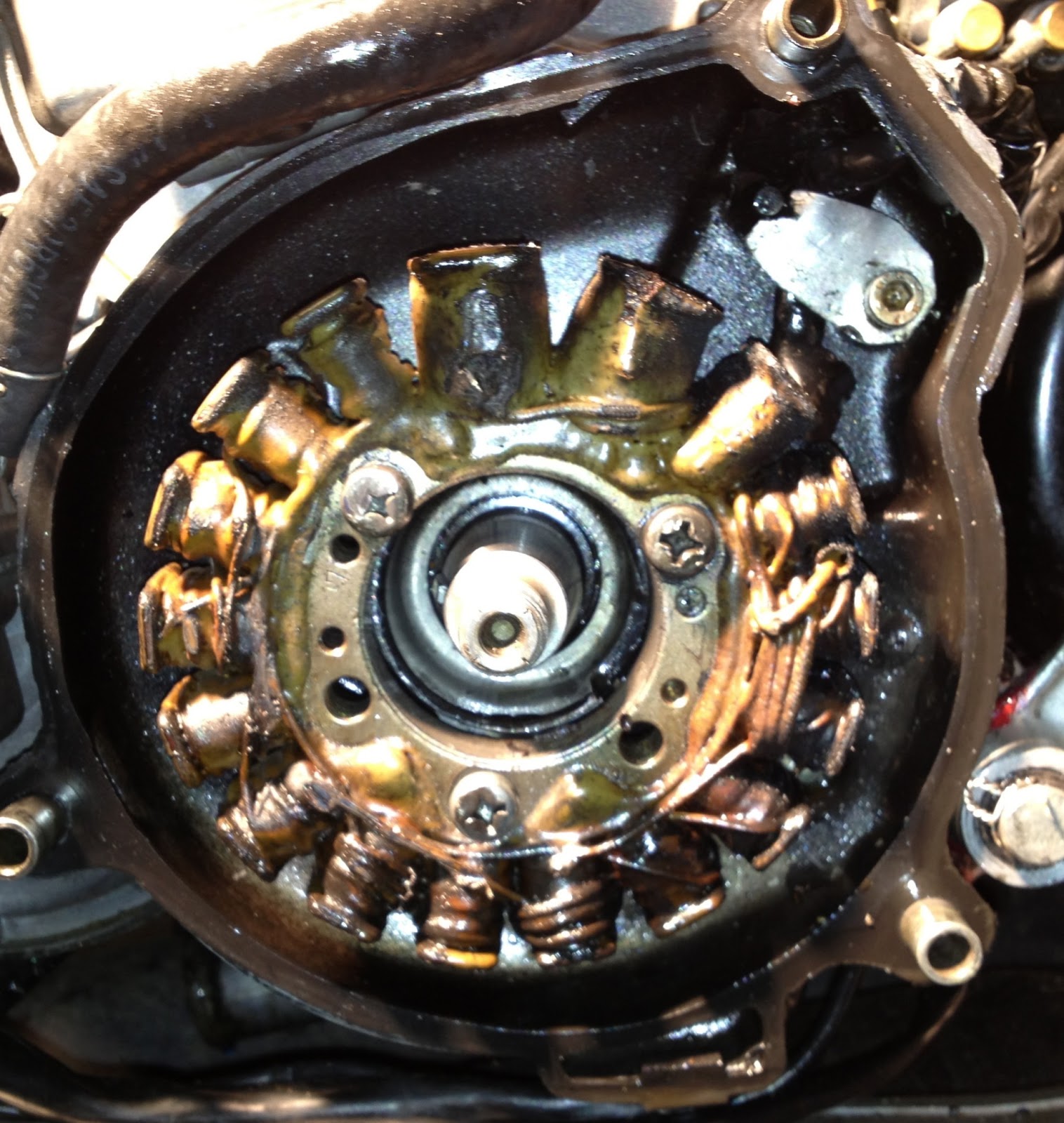 Roserunner's Reviews: Philosophy of engine building / RG500 Stator ...