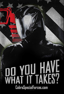 G.I. Joe Retaliation Cobra Propaganda Movie Poster - Cobra Commander “Do You Have What It Takes”