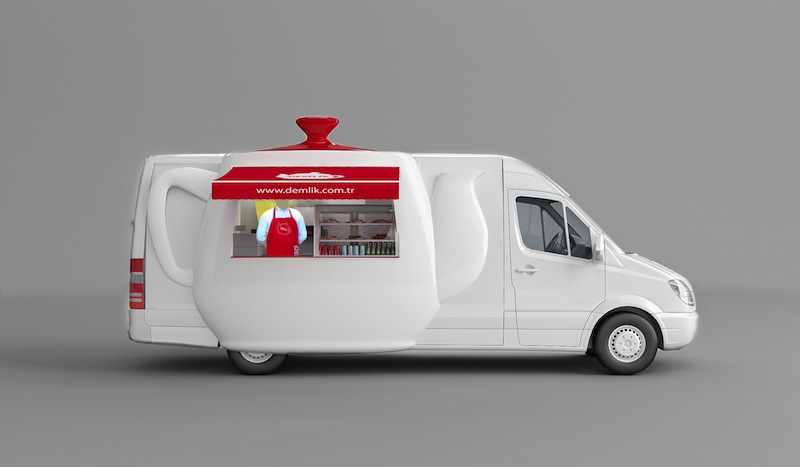 Şadan Hergüner�in Vitrini Mobil Çay ve Kahve Büfeleri