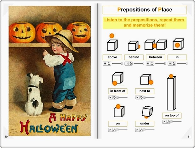 "Libro interactivo de Inglés sobre Halloween"