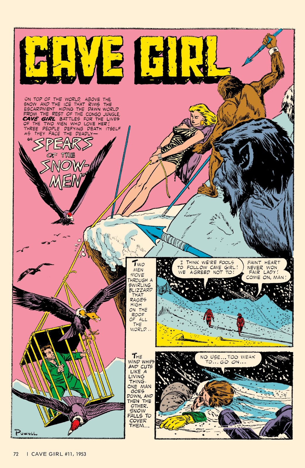 Read online Bob Powell's Complete Cave Girl comic -  Issue # TPB (Part 1) - 73