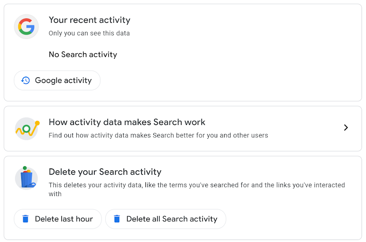 Google makes it easier to wipe your search history