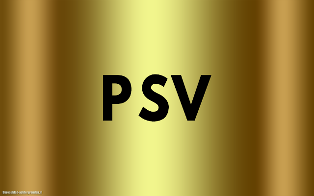 Gouden PSV wallpaper