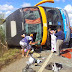 BAHIA / ITABERABA: Grave acidente de ônibus deixa mortos e feridos