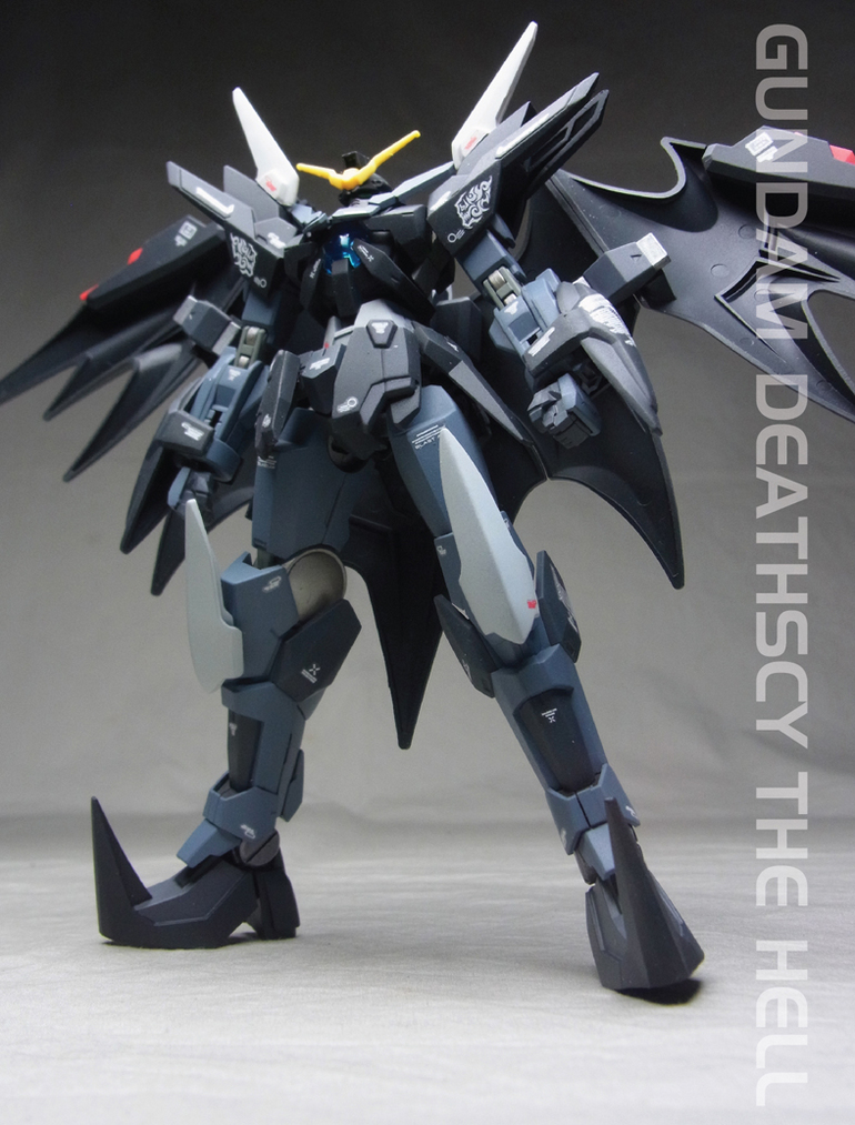 Custom Build: HGBF 1/144 Transient Gundam Glacier "Gundam Deathscythe Hell Custom EW"