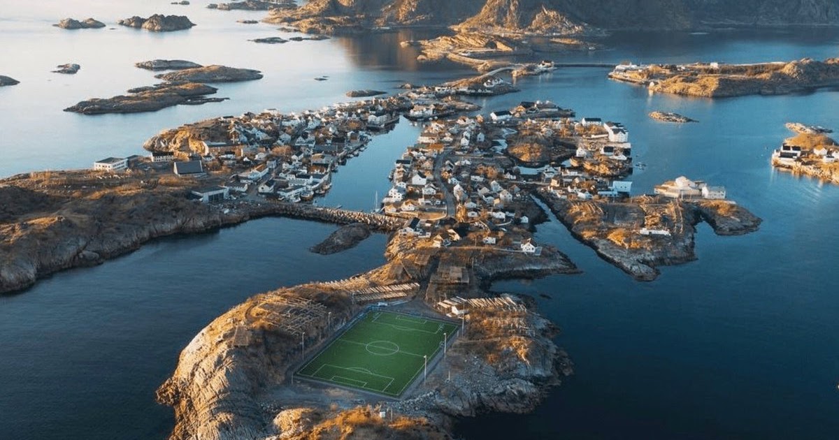 The most beautiful football pitch in the world