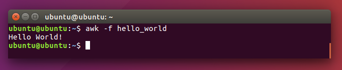 Eksekusi Program AWK di Ubuntu