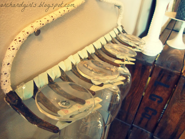 DIY - Wine Glass Rack by Orchard Girls