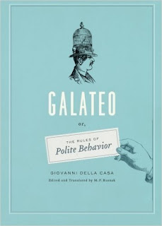Reprints of Della Casa's book, such as this 2013 edition, still sell today
