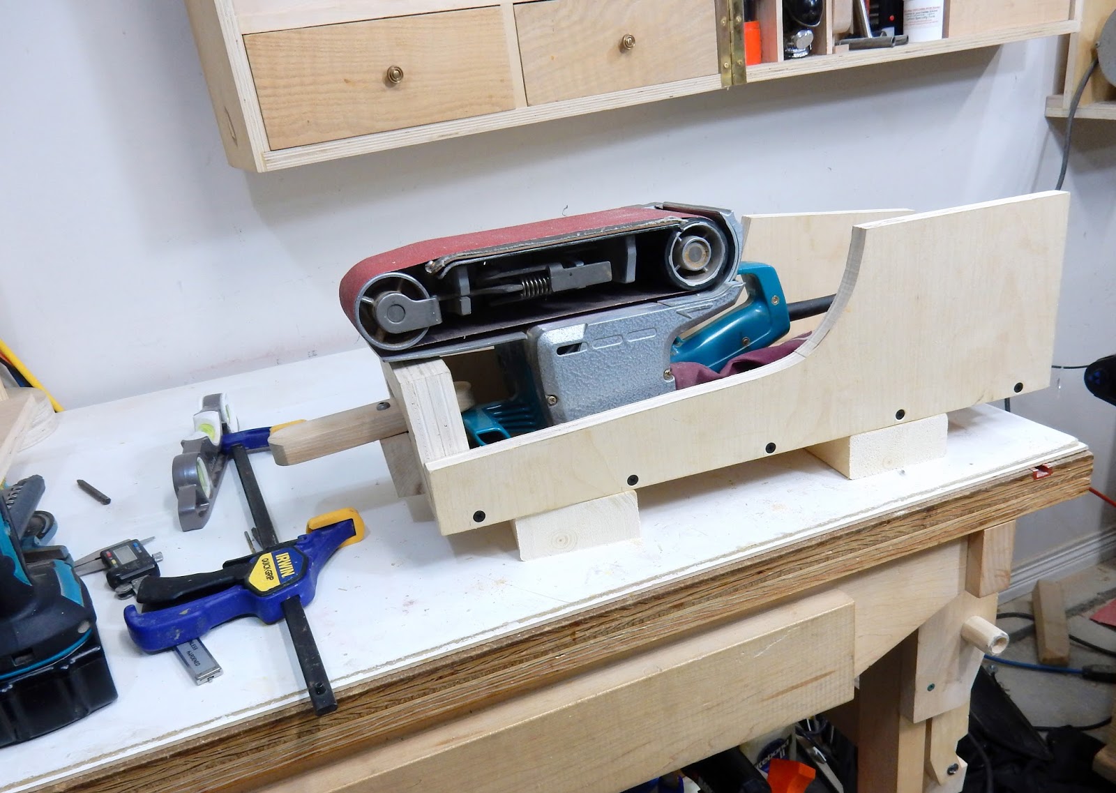 Jax Design Belt Sander Stand Can Sit In 3 Positions