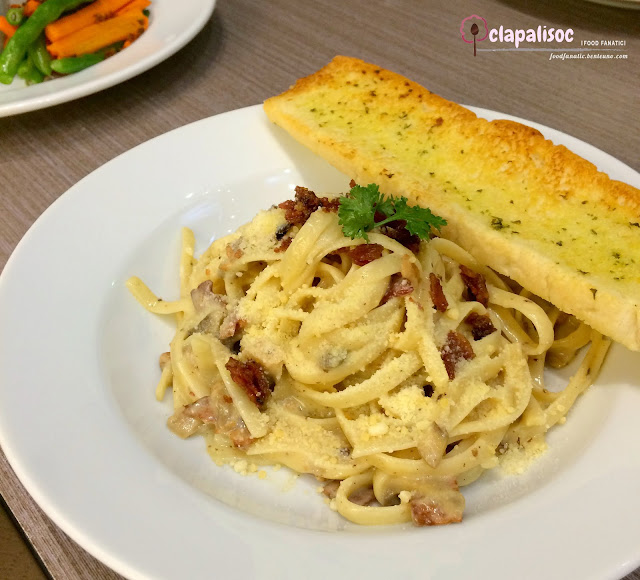 Sugar House Rockwell Fettuccine Carbonara from Sugar House