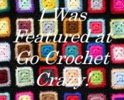 I was featured at Go Crochet Crazy