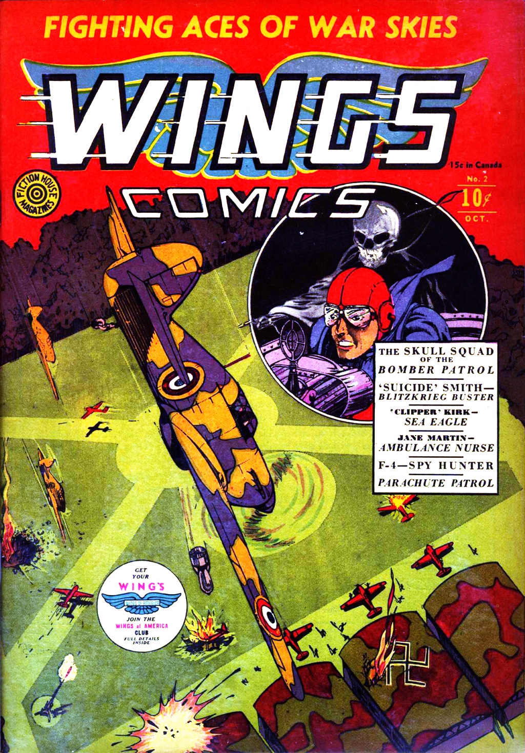 Read online Wings Comics comic -  Issue #2 - 2