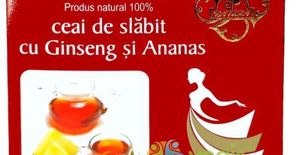 Alevia Ceai Complex Slabit cu Ginseng si Ananas Alevia 30dz (Ceai, ceai de plante) - Preturi