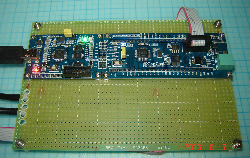 Coox Panel FongArm: Coocox testing notes