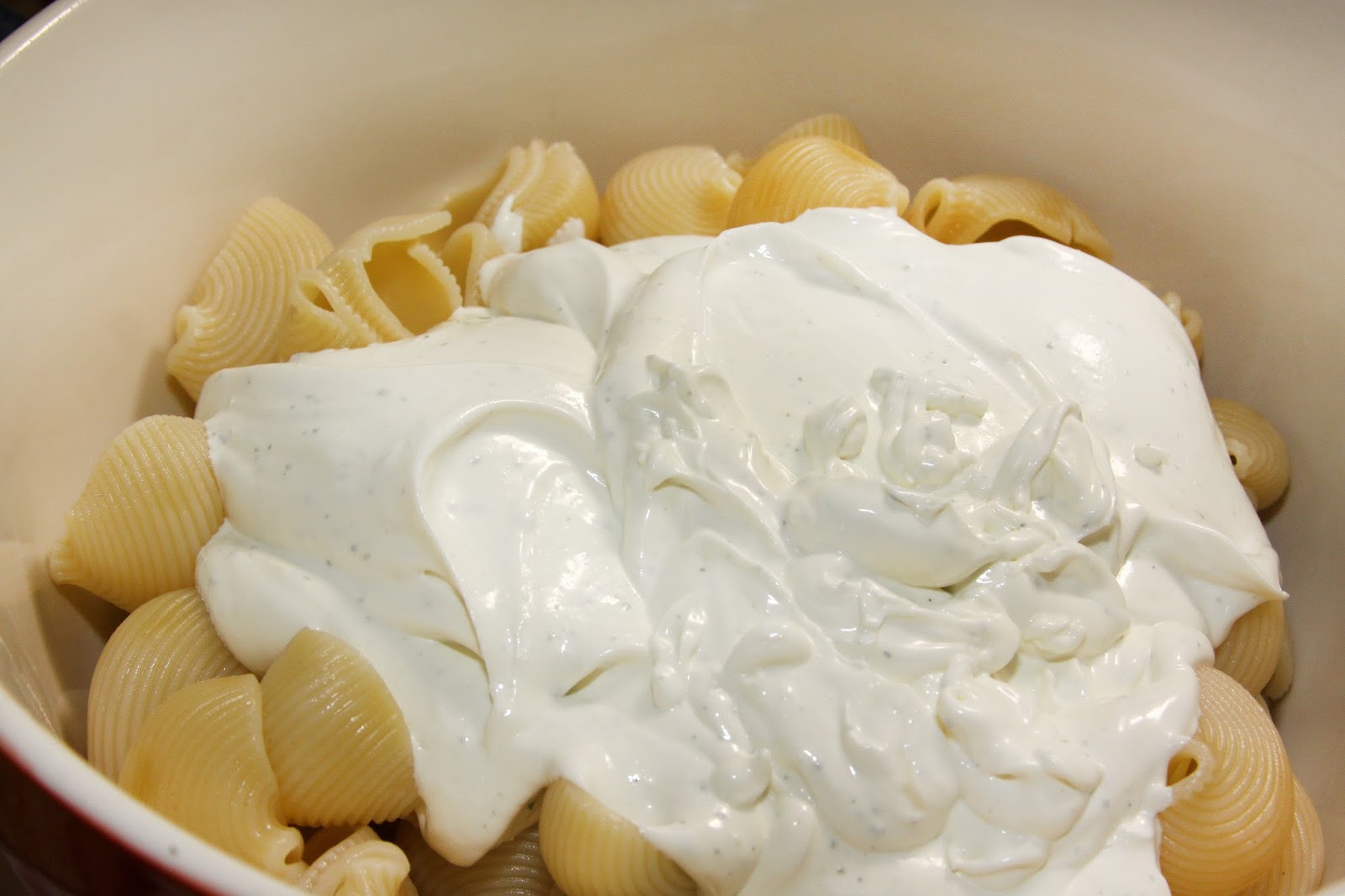 For the Love of Food Moana Hawaiian Seashell Pasta Salad