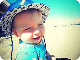 baby at the beach, platypus clothing, me and i clothing, 