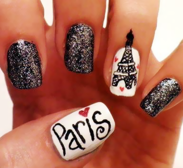 Angel La Vie: Favourite Paris Inspired Nail Designs When I feel better and find the time, I'll still do my own versions of the above designs. - Angel La Vie: Favourite Paris Inspired Nail Designs