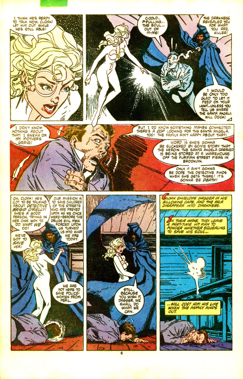 Read online Cloak and Dagger (1985) comic -  Issue #5 - 7