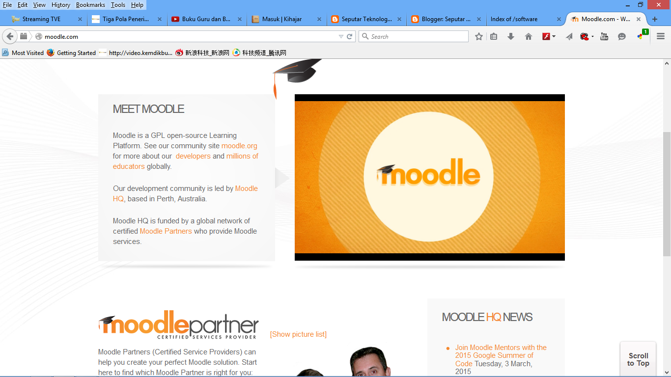 Download Moodle 2.4.11 Teknologi dan Software