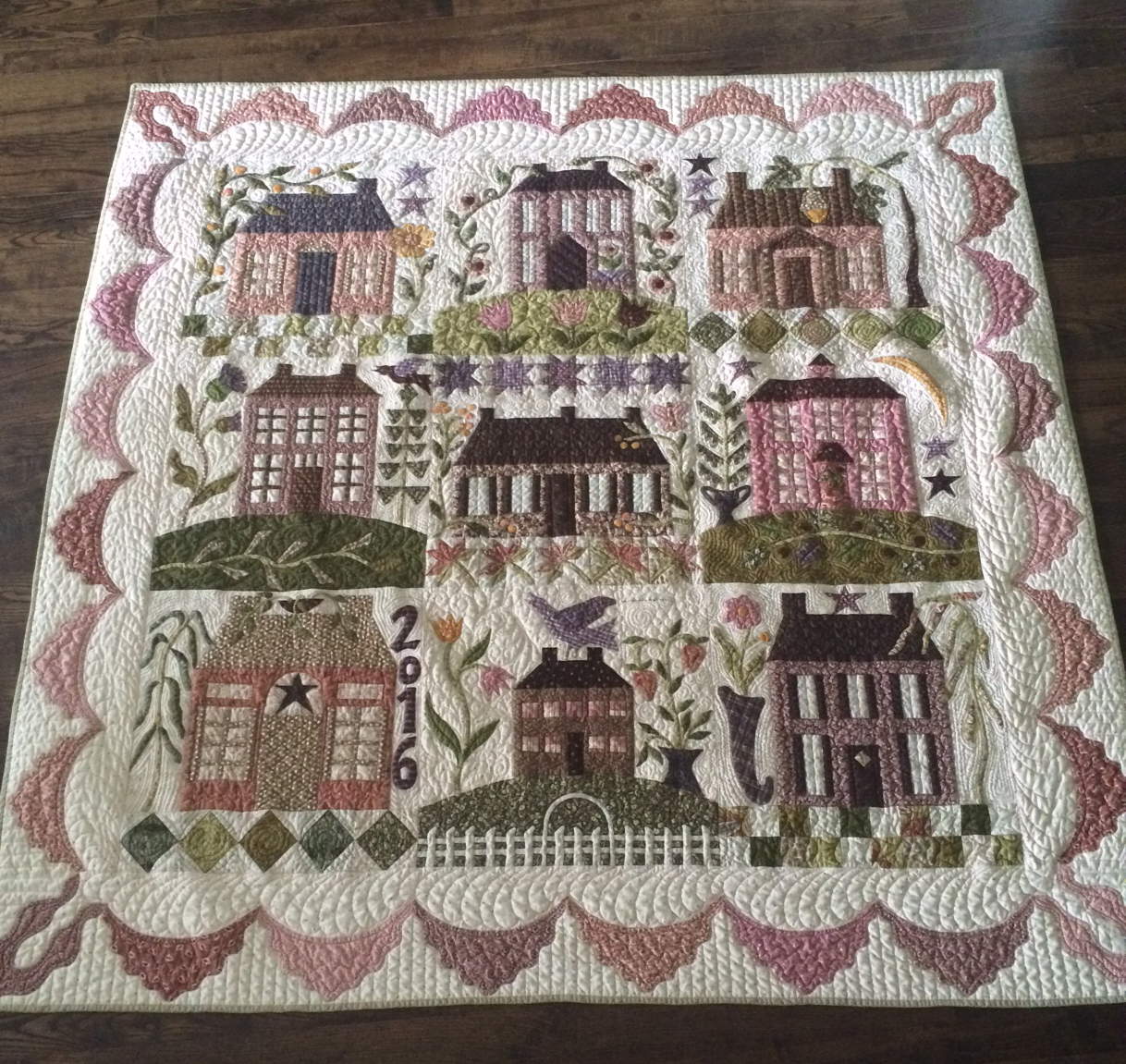 Secret Garden Two Quilt Patterns Blackbird Designs One stitch at