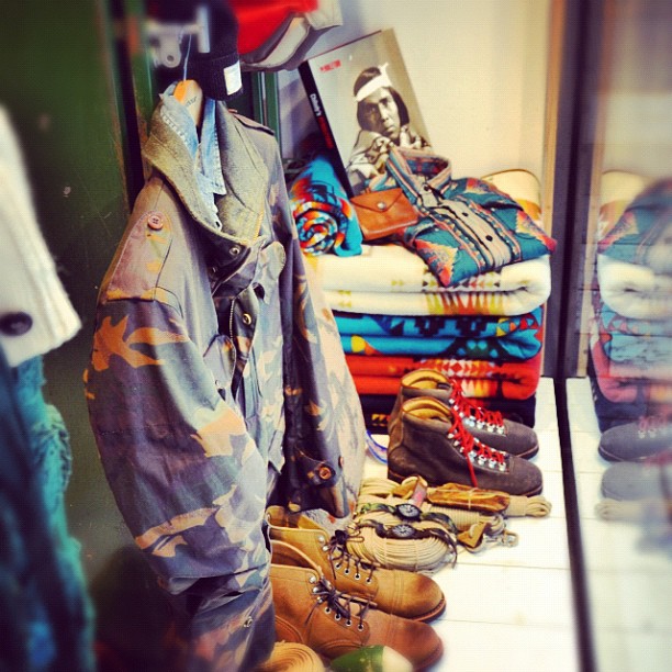 SANFORIZED HOT STUFF RUGGED CLOTHING STORE