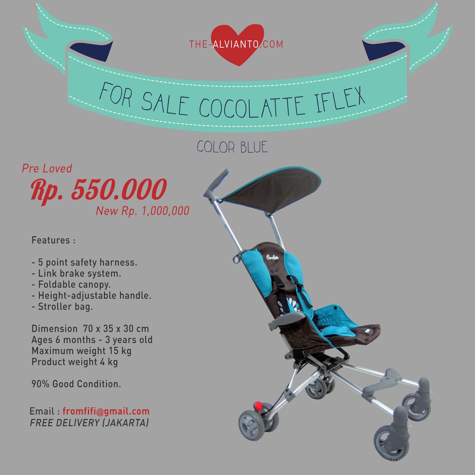 stroller cocolatte iflex