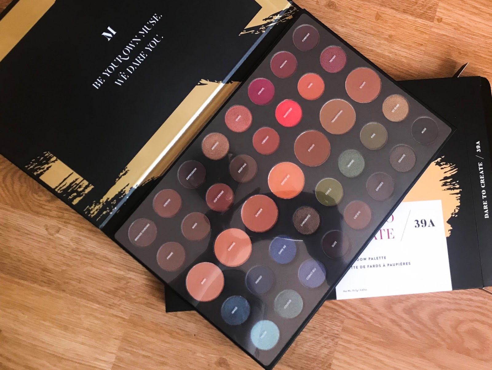 The Morphe 39A Palette. Review & Swatches.
