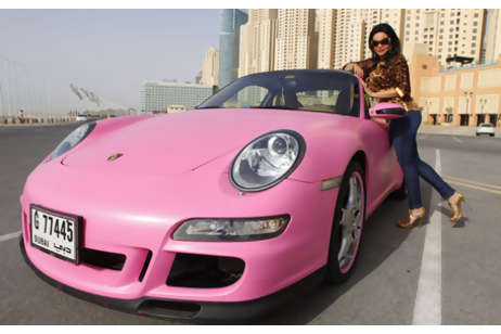 The Automobile and American Life: Pink Porsches!