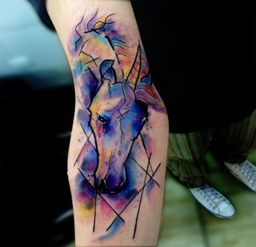 Este mágico aquarela rendição