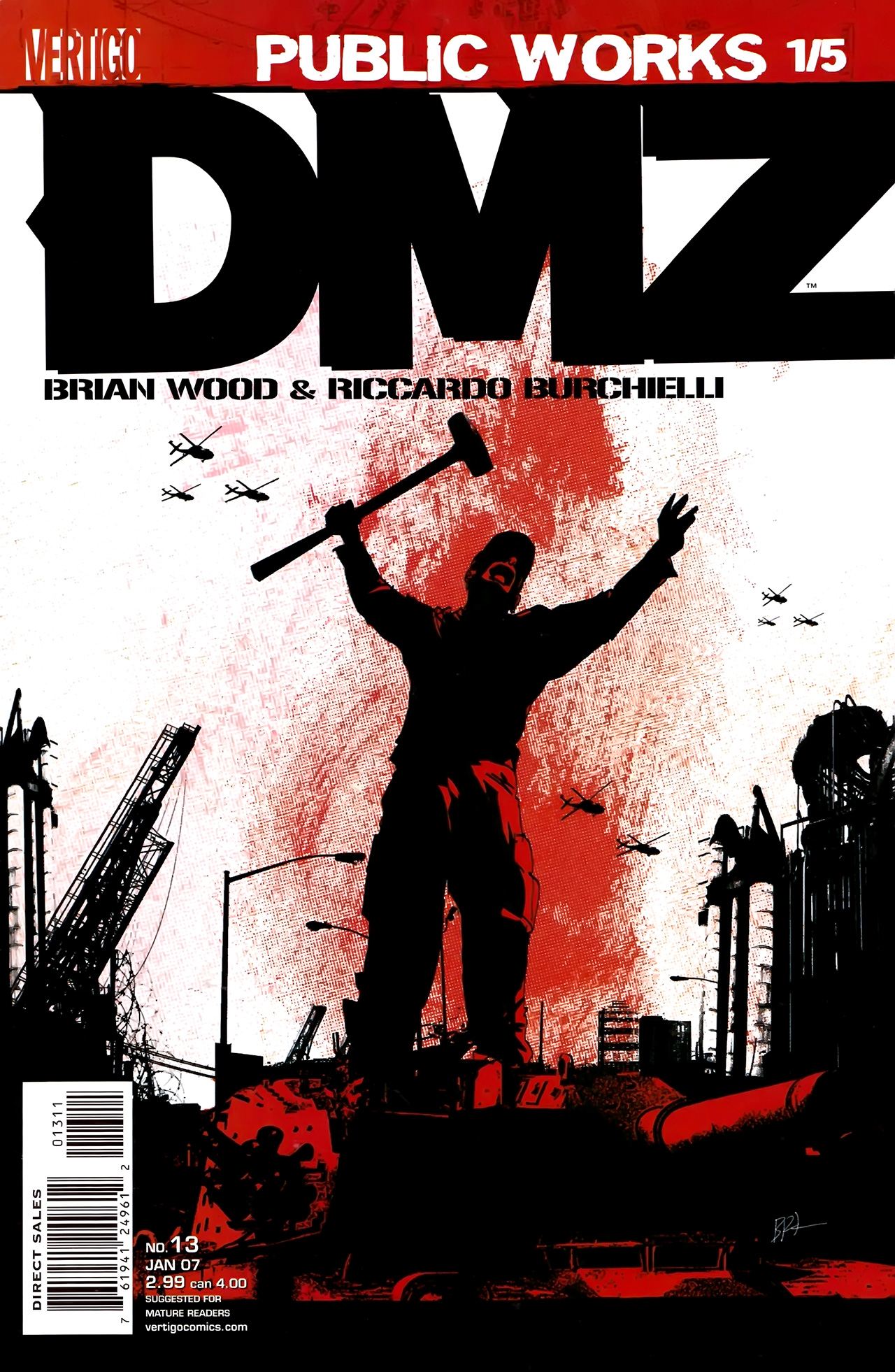 Read online DMZ (2006) comic -  Issue #13 - 1