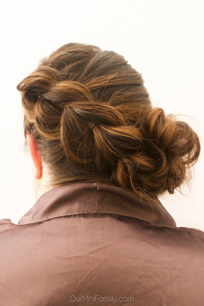 Day By The Pool Pull Through Braid With Side Bun Hair Tutorial