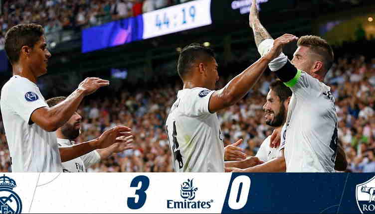 Hasil Real Madrid vs AS Roma Skor Akhir 3-0 Hasil Real Madrid vs AS Roma Skor Akhir 3-0