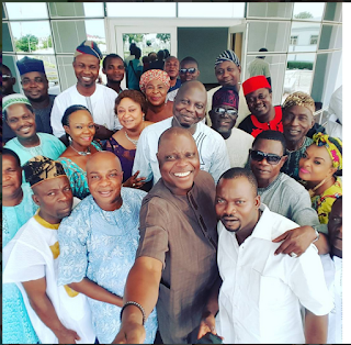 Kwara State Governor & Many Star Actors At Comic Actor, Mr Latin's 50th Birthday Party