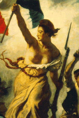 Fragmento de 'La libertad guiando al pueblo' - Eugène Delacroix