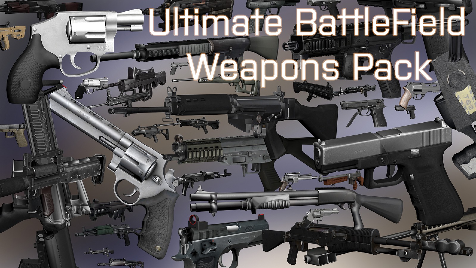 Ultimate battlefield weapons pack гта 5