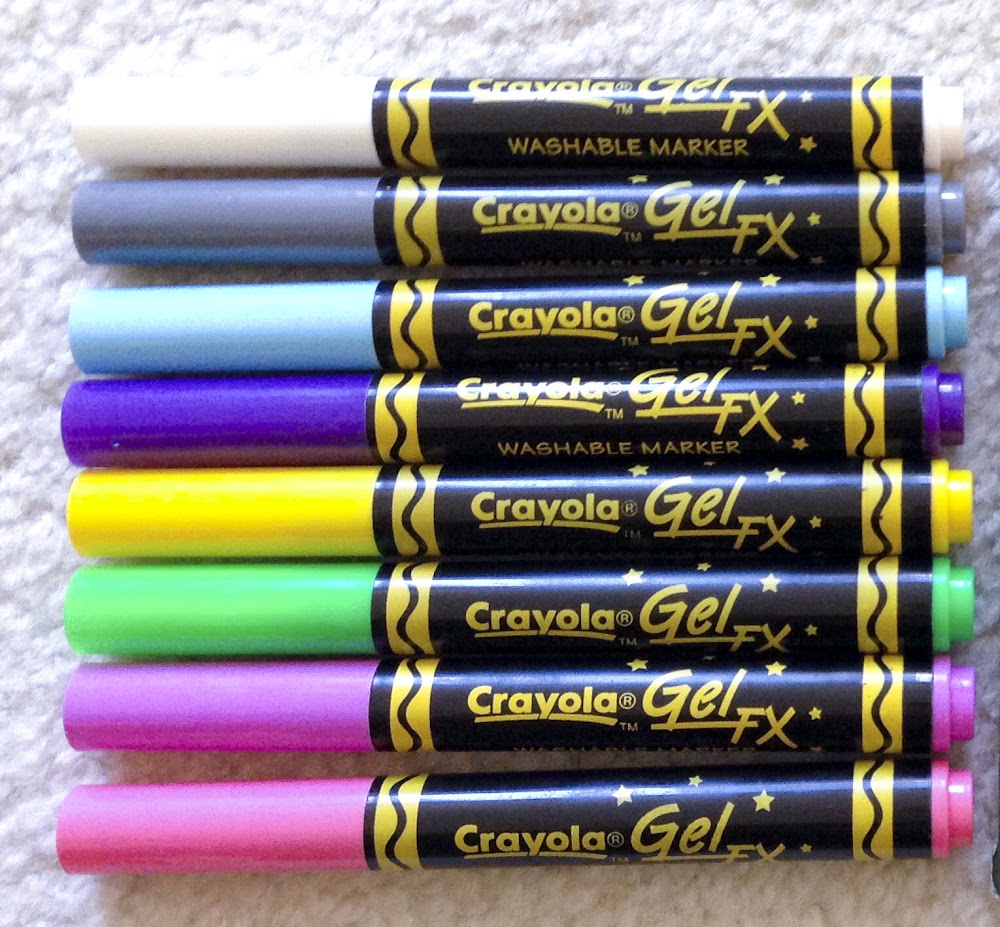 Crayola Gel FX Markers, Washable, School Supplies