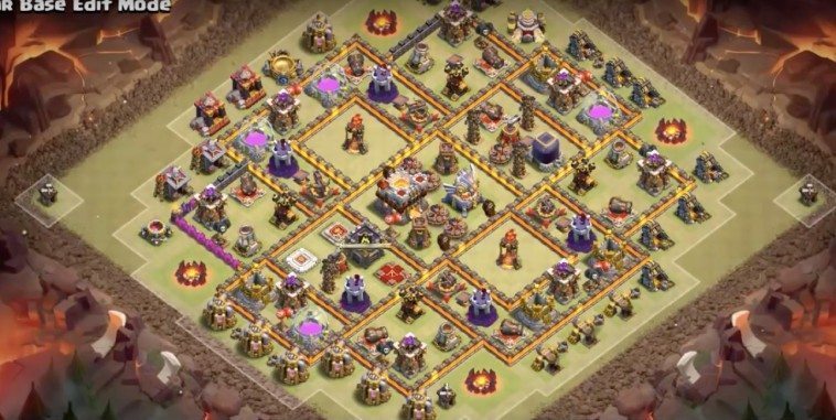 Base WAR Anti Minion , Blower dan Valkrye TH11 Base WAR Anti Minion , Blower dan Valkrye TH11