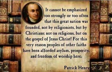 henry patrick foundational values america