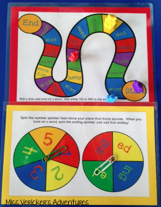 Reading Snapshot: ED and ING Inflectional Endings! | Miss Vericker's