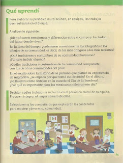 Apoyo Primaria Exploración de la Naturaleza y la Sociedad 2do Grado Bloque III Qué aprendí