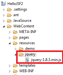resources, then jQuery folder
