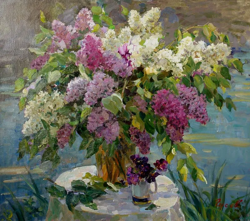 Vladimir Gusev 1957 | Russian Plein-air Figurative painter