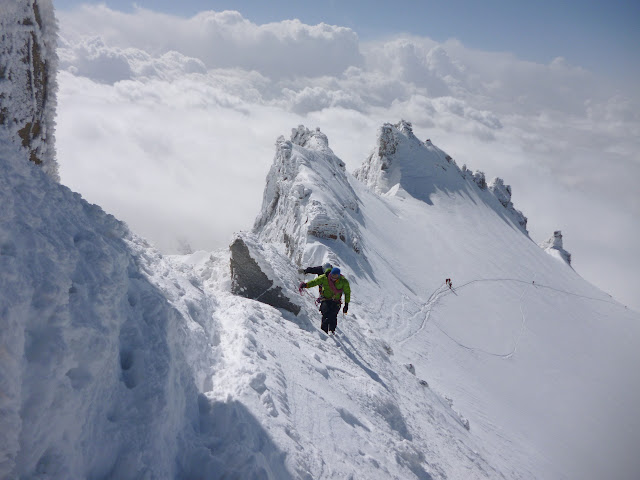 Esqui de montaña:Valle de Aosta,Gran Paradiso (461m)