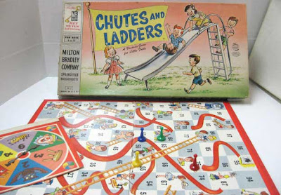 1950s box and board with all white kids