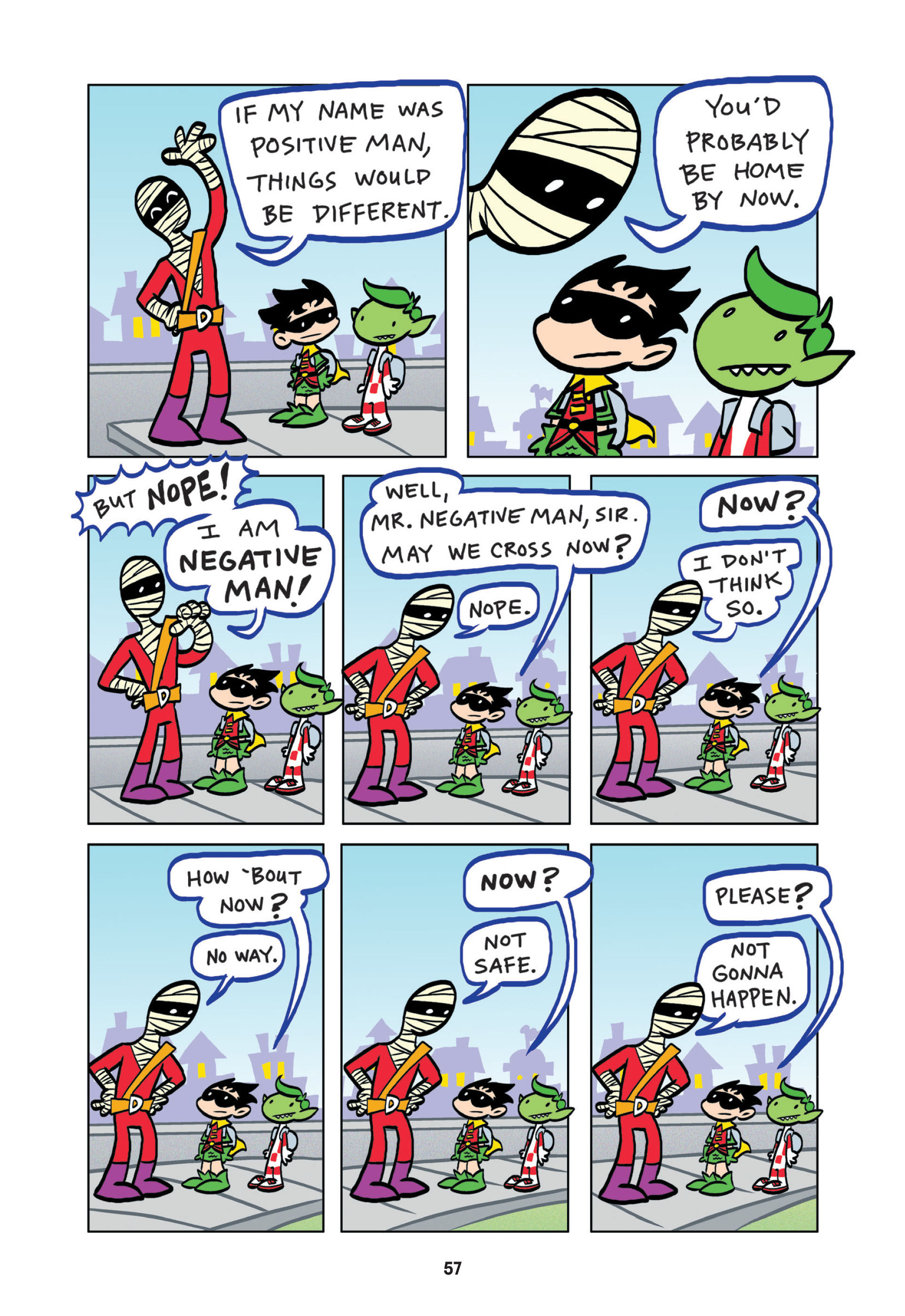 Read online Tiny Titans: Beast Boy & Raven comic -  Issue # TPB - 57