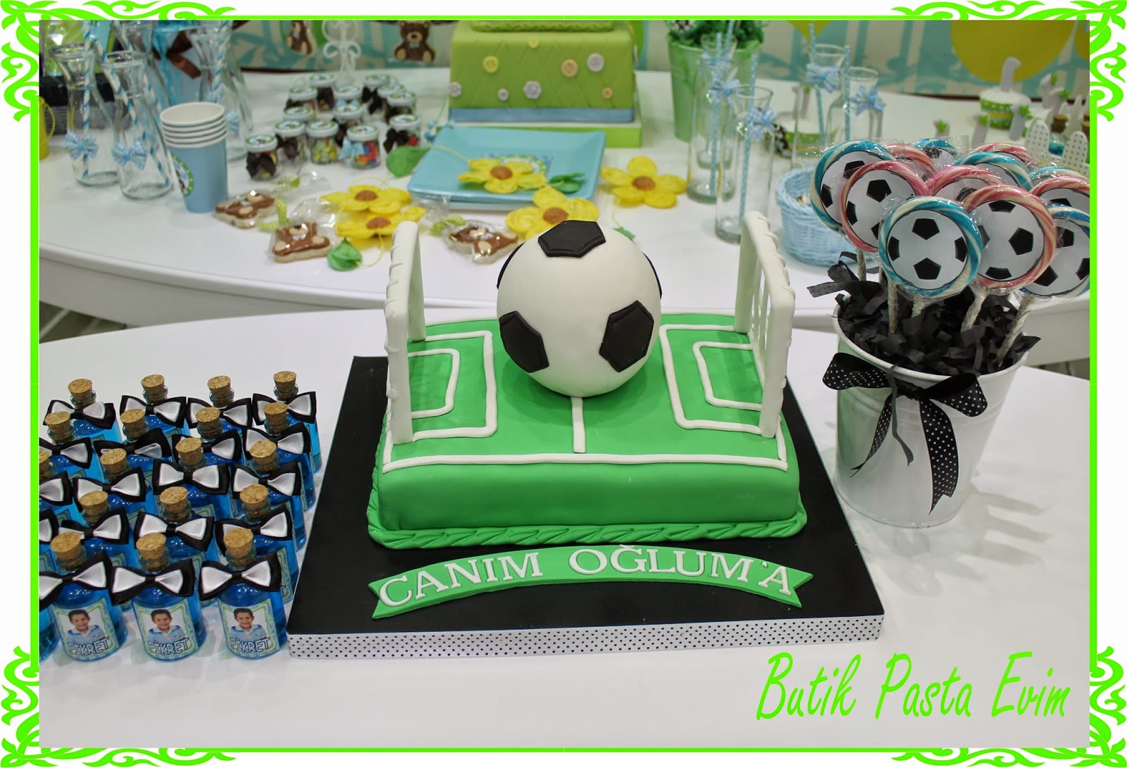 BUTİK PASTA EVİMDENİZLİ Futbol Temalı Parti….
